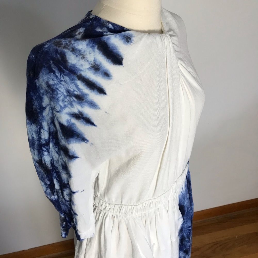 Proenza Tie Dye Linen Viscose Dress Size 8 - Picture 13 of 14